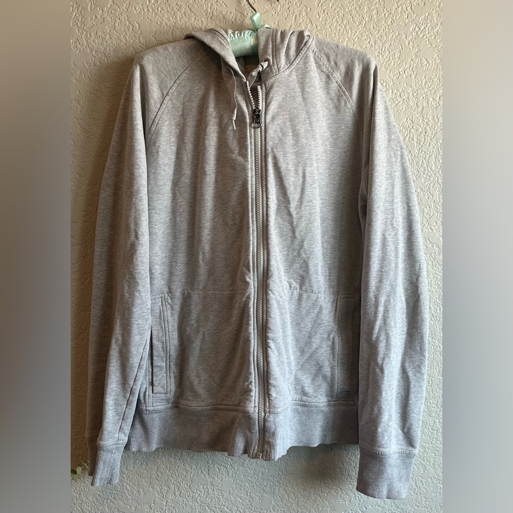 Lululemon Gray Zip-Up Hoodie